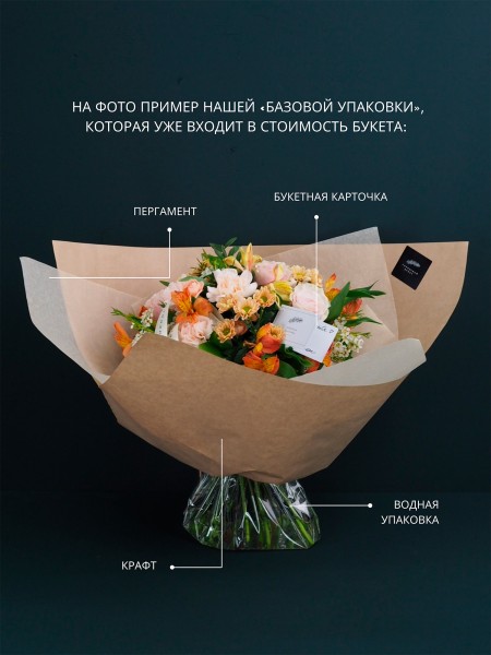 Светлый букет «Тильда» с розами, ромашками и лавандой 1 фото 5 — Городской букет