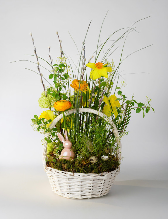 Композиция с кроликом — Городской букет