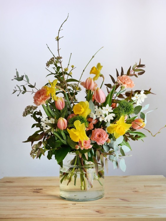 Золотистый букет «Венди» — Городской букет