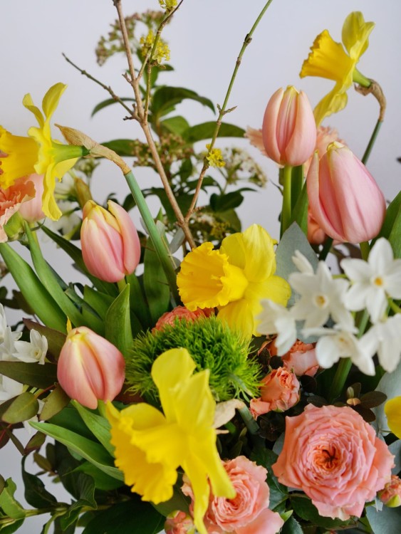 Золотистый букет «Венди» — Городской букет