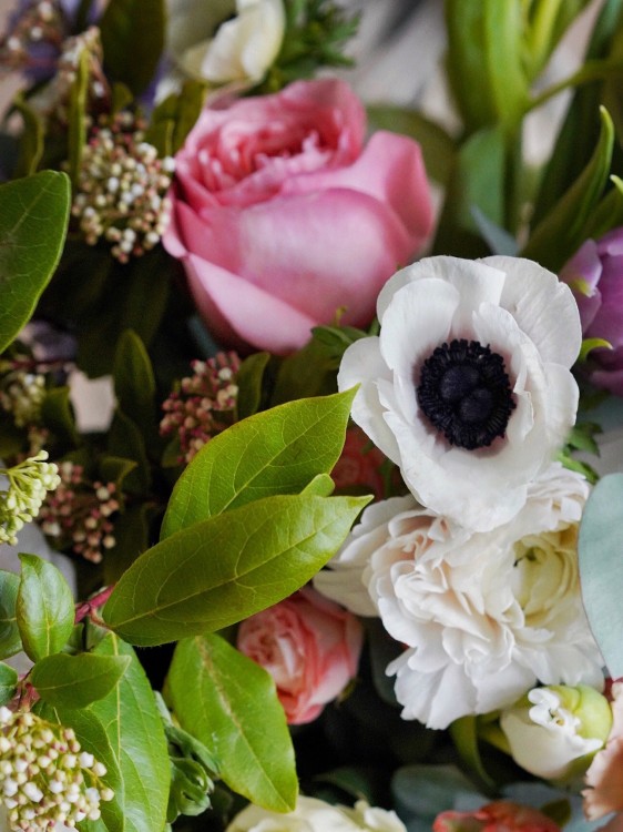 Сказочный сиреневый букет «Принцесса Фиалка» — Городской букет