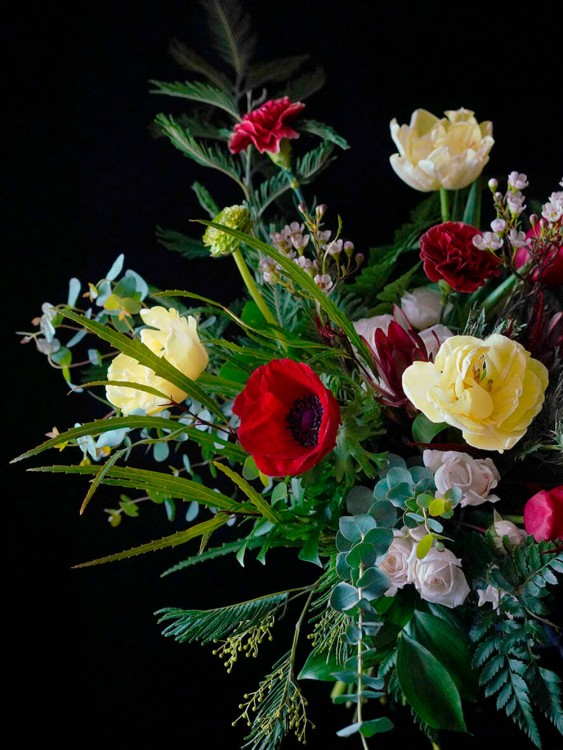 Букет «Веста» словно искры счастья — Городской букет