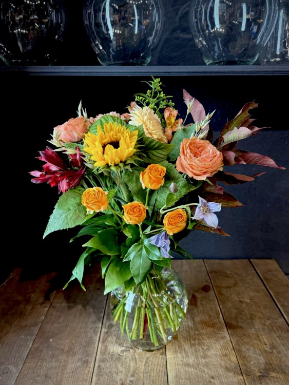 Букет «Осеннее утро» — Городской букет