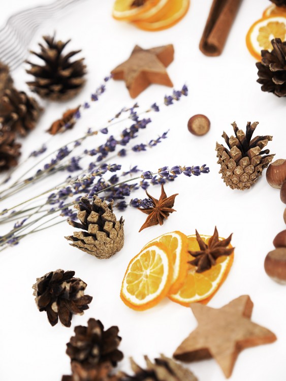 Набор «Рождественский венок» из натуральный материалов — Городской букет