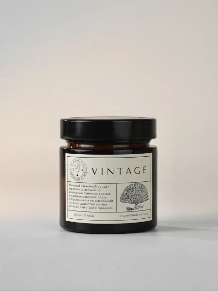 Свеча в винтажной банке, 200 гр. фото 6 — Городской букет