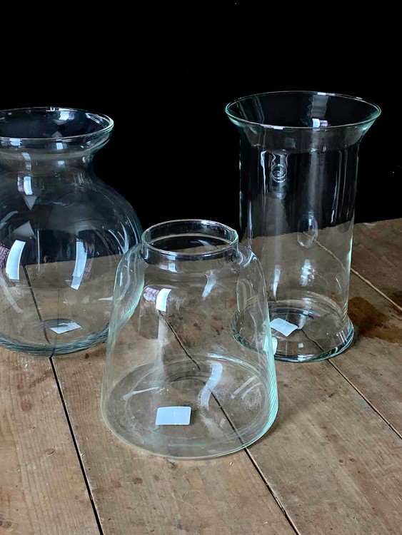 Ваза стеклянная для букета цветов — Городской букет