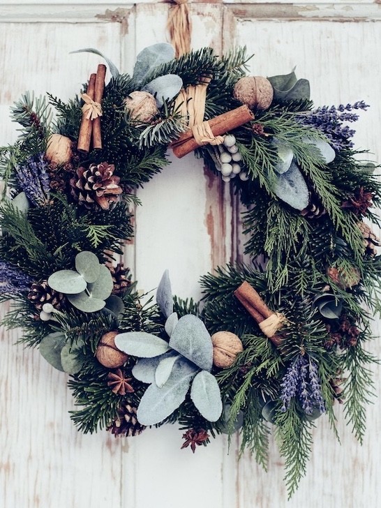 Рождественский венок «Эвва» — Городской букет