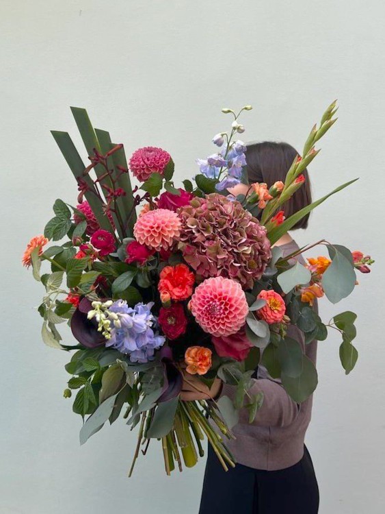 Томный букет «Сад после дождя» — Городской букет