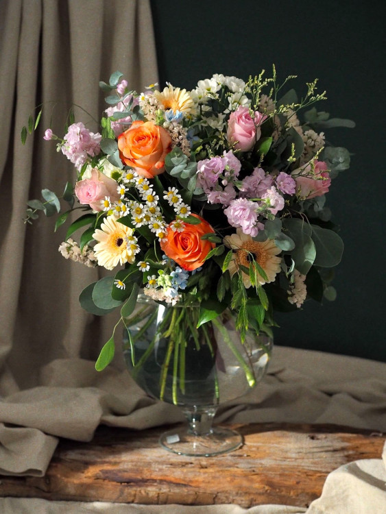 Изящный полевой букет «Диана» — Городской букет