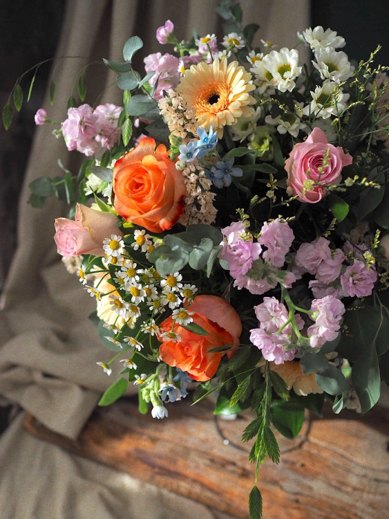 Изящный полевой букет «Диана» — Городской букет