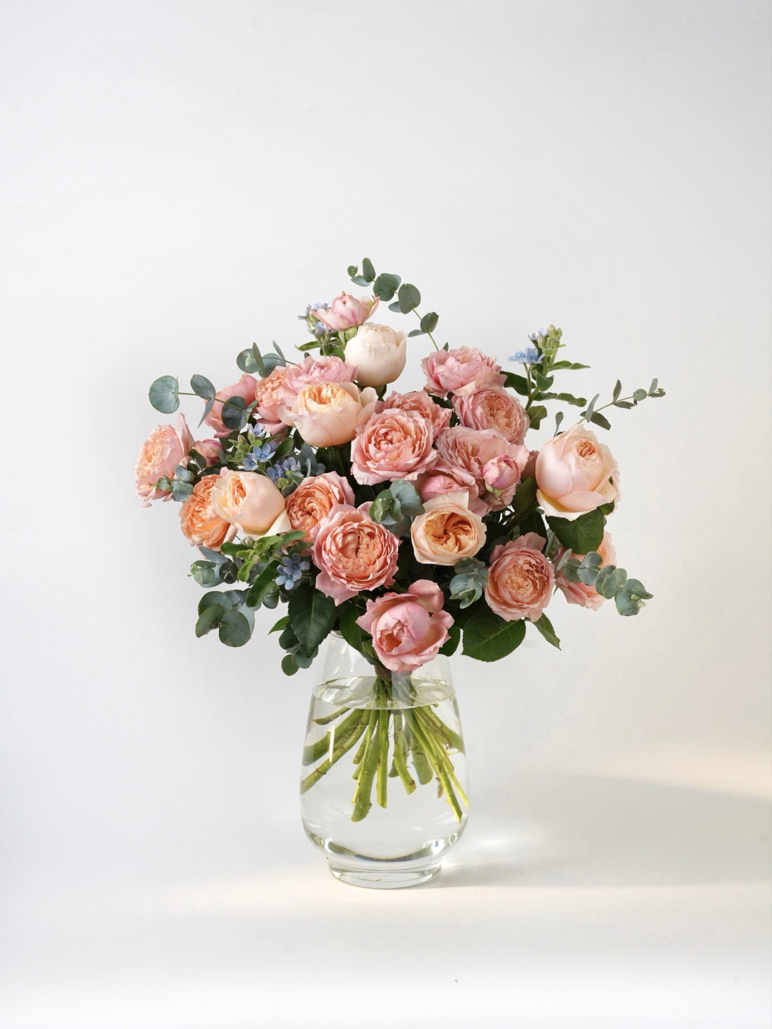 Букет «Мию» из нежных роз  фото 1 &mdash; Городской букет