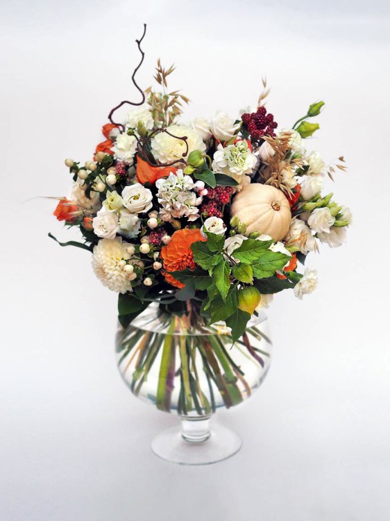 Осенний букет «Августа» — Городской букет