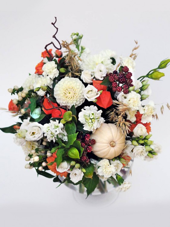 Осенний букет «Августа» — Городской букет